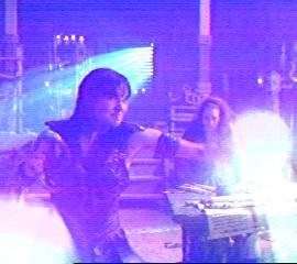 Fighting, light flashes,...