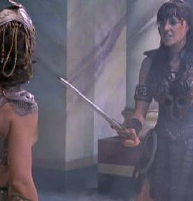Xena moving towards Athena